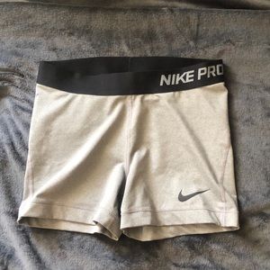 Grey Nike Pro Spandex